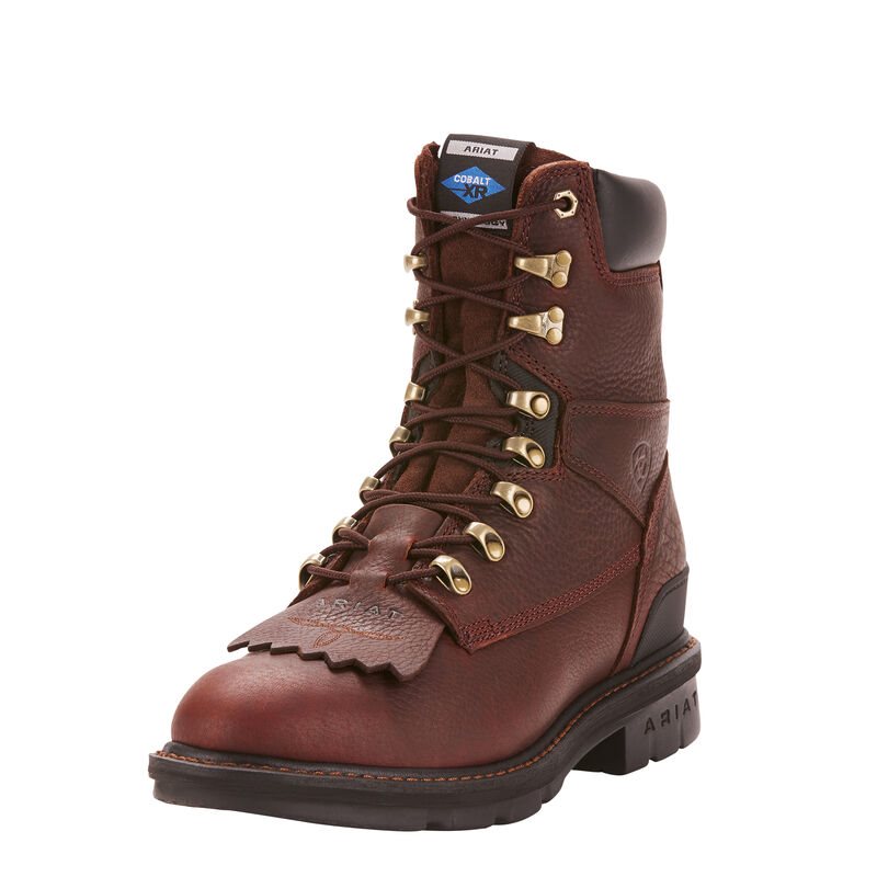 Ariat Work: Hermosa XR 8" Zapatos de Seguridad Hombre - Rojas (AOXHB8021)